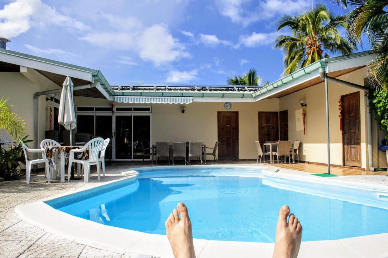 Tahiti - Sanny'S Place Family Room & Poo Punaauia  Exterior photo